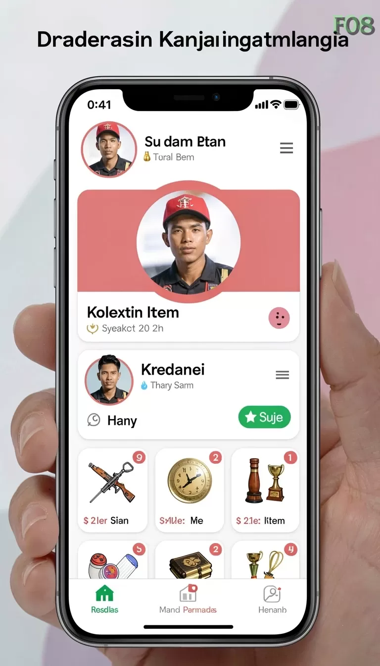Cuplikan layar SONTOGEL — pengaturan akun